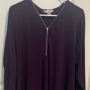 CJ Banks 3/4 sleeve top